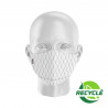 Fabric Mask SILA SCALE WHITE - Ergo Shape - Filtration 1 - UNS1