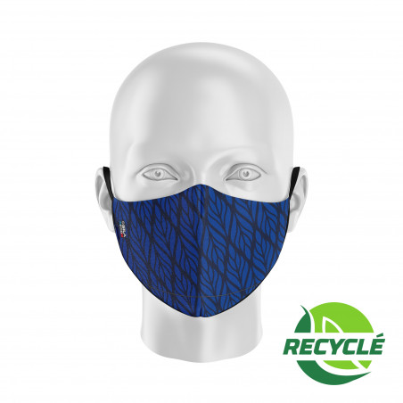 Fabric Mask SILA BUNCH BLUE NAVY - Ergo Shape - Filtration 1 - UNS1