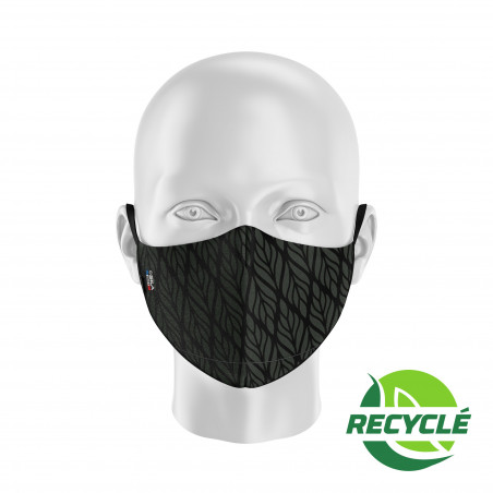 Fabric Mask SILA BUNCH BLACK - Ergo Shape - Filtration 1 - UNS1