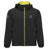 SOFTSHELL JACKET SPORT WITH HOOD SILA - BLACK