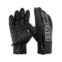 GANTS LONGS THERMIQUES ROCKBROS SNOW - NOIR