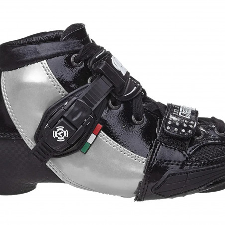 CHAUSSURES LUIGINO KIDS AJUSTABLES - NOIR/ARGENT