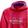 SWEAT À CAPUCHE SILA CYCLING SUPPORT ROSE - FEMME