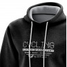 SWEAT À CAPUCHE SILA CYCLING SUPPORT NOIR