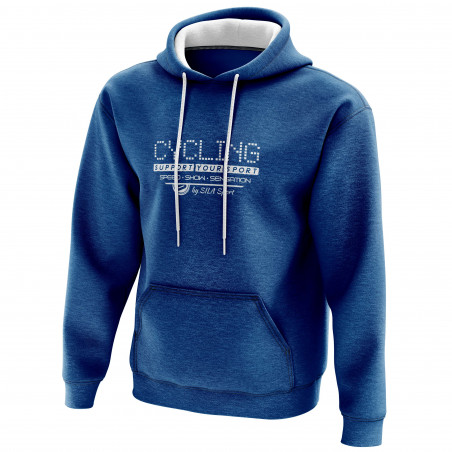 HOODIE SILA CYCLING SUPPORT BLUE