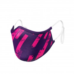 Fabric Mask SILA ZEBRA PURPLE ADJUSTABLE - Ergo Shape - Filtration 1 - UNS1