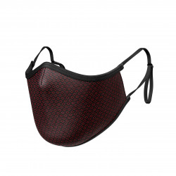 Fabric Mask SILA CIRCLE GRENAT ADJUSTABLE - Ergo Shape - Filtration 1 - UNS1