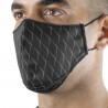 Fabric Mask SILA SCALE BLACK - Ergo Shape - Filtration 1 - UNS1