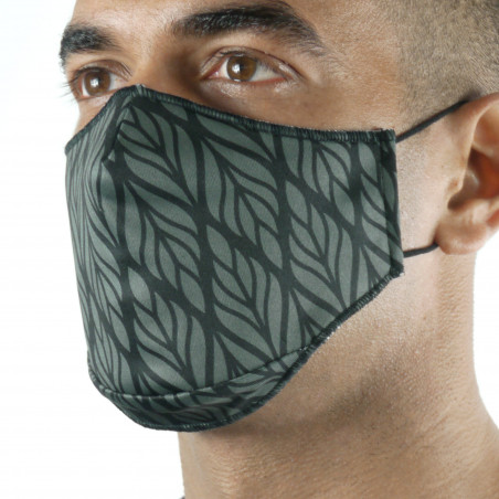 Fabric Mask SILA BUNCH BLACK - Ergo Shape - Filtration 1 - UNS1