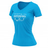 T-SHIRT SILA TRIATHLON SUPPORT BLUE NAVY - WOMEN