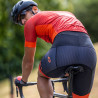 CYCLING BIB SHORT SILA CLASSY STYLE - RED