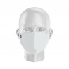 Fabric Mask SILA HEXA WHITE - Shell Shape - Filtration 1 - UNS1