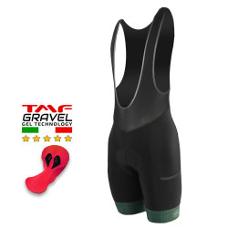 CYCLING BIB SHORT SILA GRAVEL STYLE - VERT