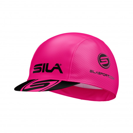 CYCLIST CAP SILA - NEON PINK