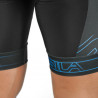 SKATING BIB SHORT SILA IRON STYLE 2.0 BLUE - With braces