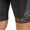 SKATING BIB SHORT SILA IRON STYLE 2.0 ORANGE - With braces