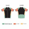 MAILLOT SILA GRAVEL STYLE - KAKI - Manches courtes