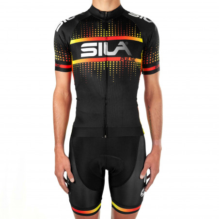 MAILLOT SILA PULSE STYLE - ROUGE FIRE - Manches courtes