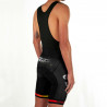 CYCLING BIB SHORT SILA PULSE STYLE - RED FIRE