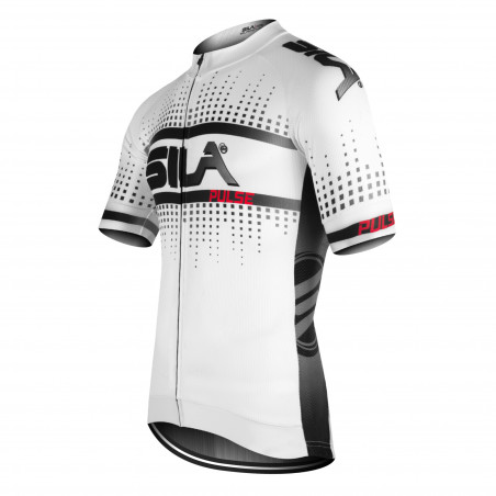 MAILLOT SILA PULSE STYLE - BLANC SNOW - Manches courtes