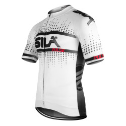 MAILLOT SILA PULSE STYLE - BLANC SNOW - Manches courtes