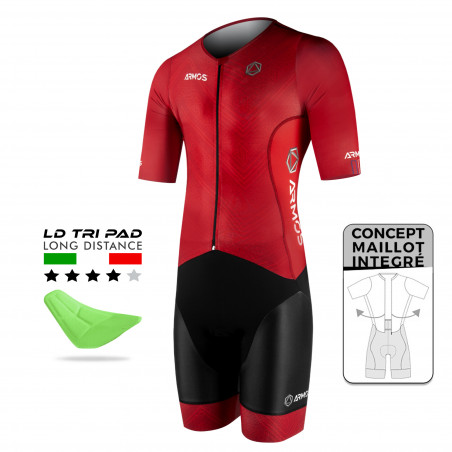 TRI SUITS LD PERFO ARMOS LEGEND RED MC