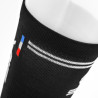 CHAUSSETTES RACING SILA - Mi-hautes NOIR / BLANC