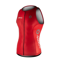 TOP TRIATHLON PERFO ARMOS LEGEND ROUGE SM