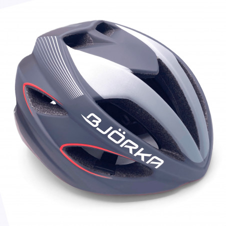 CASQUE BJÖRKA HB51 - GRIS / ROUGE