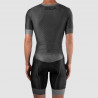 CYCLING SKINSUIT SILA CLASSY STYLE GREY - Short sleeves