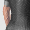 CYCLING SKINSUIT SILA CLASSY STYLE GREY - Short sleeves