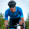 CYCLING SKINSUIT SILA CLASSY STYLE BLUE - Short sleeves