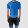 CYCLING SKINSUIT SILA CLASSY STYLE BLUE - Short sleeves