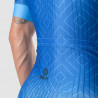 CYCLING SKINSUIT SILA CLASSY STYLE BLUE - Short sleeves