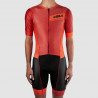 CYCLING SKINSUIT SILA CLASSY STYLE RED - Short sleeves