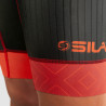 CYCLING SKINSUIT SILA CLASSY STYLE RED - Short sleeves