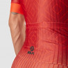 CYCLING SKINSUIT SILA CLASSY STYLE RED - Short sleeves