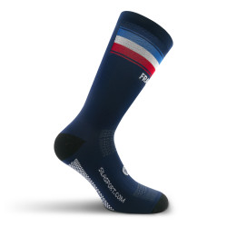 CHAUSSETTES CYCLISME SILASPORT NATION STYLE 3 FRANCE - MI-HAUTES