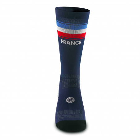 CYCLING MEDIUM HEIGHT SOCKS SILASPORT NATION STYLE 3 FRANCE