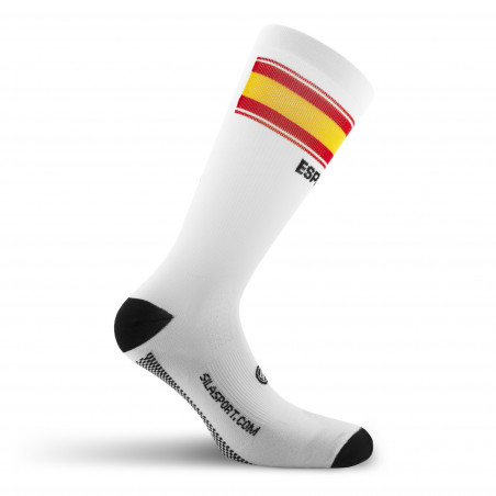 CHAUSSETTES CYCLISME SILASPORT NATION STYLE 3 ESPANA - MI-HAUTES