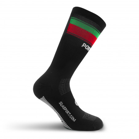 CHAUSSETTES CYCLISME SILASPORT NATION STYLE 3 PORTUGAL - MI-HAUTES