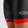 CUISSARD CYCLISME SILASPORT MOZAIK STYLE ROUGE