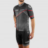 MAILLOT SILASPORT MOZAIK STYLE GRIS MC