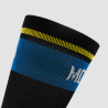 CHAUSSETTES CYCLISME SILASPORT MOZAIK STYLE BLEU - MI-HAUTES