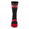 CHAUSSETTES CYCLISME SILASPORT MOZAIK STYLE ROUGE - MI-HAUTES