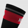 CHAUSSETTES CYCLISME SILASPORT MOZAIK STYLE ROUGE - MI-HAUTES