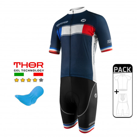 PACK ÉTÉ CYCLISME SILASPORT FRANCE NATION STYLE 3