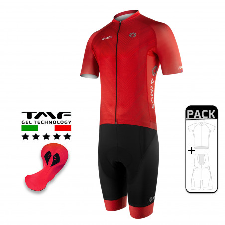 PACK ÉTÉ CYCLISME PERFO ARMOS LEGEND - ROUGE