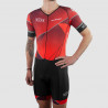 TRI SUIT SS - SD SILASPORT MOZAIK STYLE RED SS