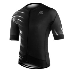 MAILLOT ELITE ROAD ARMOS COMÈTE NOIR/BLANC MC